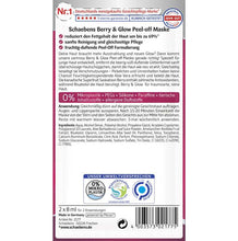 Lade das Bild in den Galerie-Viewer, Schaebens Sonderedition Berry & Glow Peel Off Maske, 2 x 8ml Gesundheit & Schönheit schaebens-shop