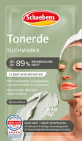 Schaebens Tonerde Tuchmaske mit Niacinamid, reinigt und klärt