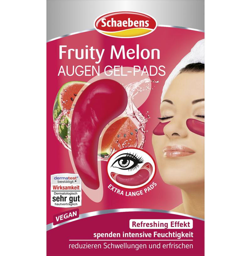 Schaebens Sonderedition Fruity Melon Augen Gel-Pads