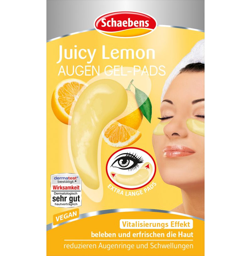 Schaebens Sonderedition Juicy Lemon Augen Gel-Pads