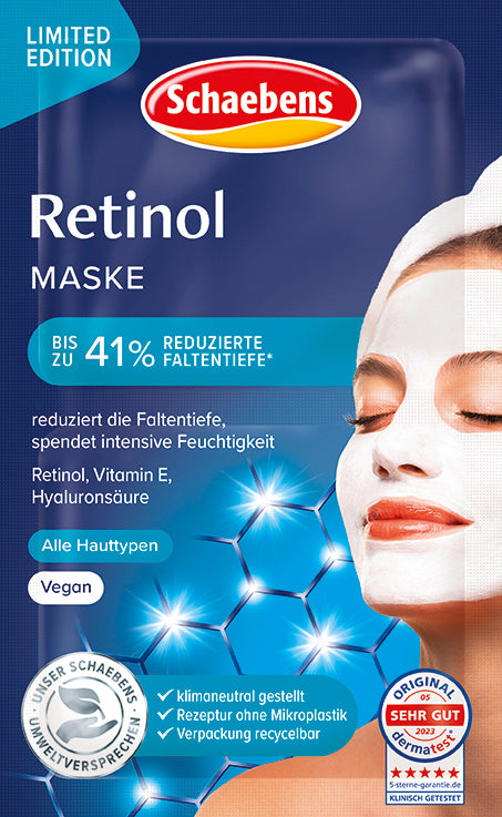 Sonderedition Schaebens Retinol Maske Inhalt 2 x 5 ml