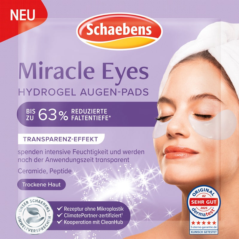 Schaebens Miracle Eyes HYDROGEL AUGEN-PADS, Inhalt 2 Stk. für 1 Anwendung Gesundheit & Schönheit schaebens-shop