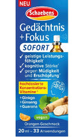 Schaebens Gedächtnis + Fokus Spray, geistige Leistungsfähigkeit, Inhalt 20ml