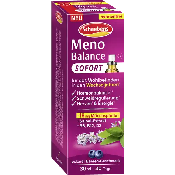 Schaebens Meno Balance Sofort-Spray, ihr Begleiter durch die Wechseljahre, 30ml Gesundheit & Schönheit schaebens-shop