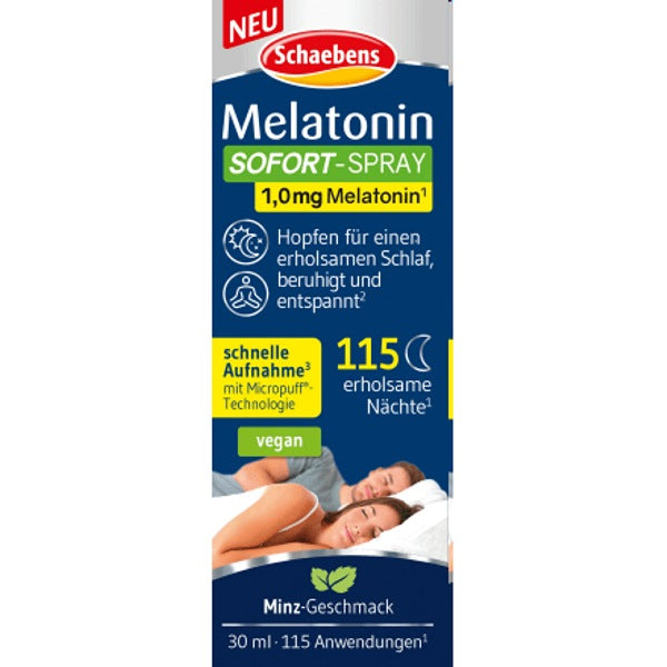 Schaebens Melatonin Sofort-Spray – Duo-Komplex zur Förderung des Schlafes, 30 ml Gesundheit & Schönheit schaebens-shop