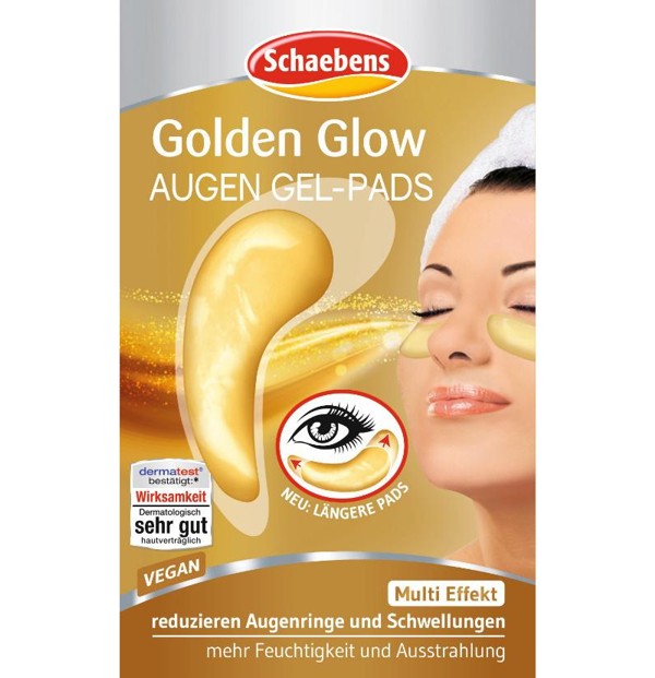 Schaebens GOLDEN GLOW Augen Gel-Pads Gesundheit & Schönheit schaebens-shop