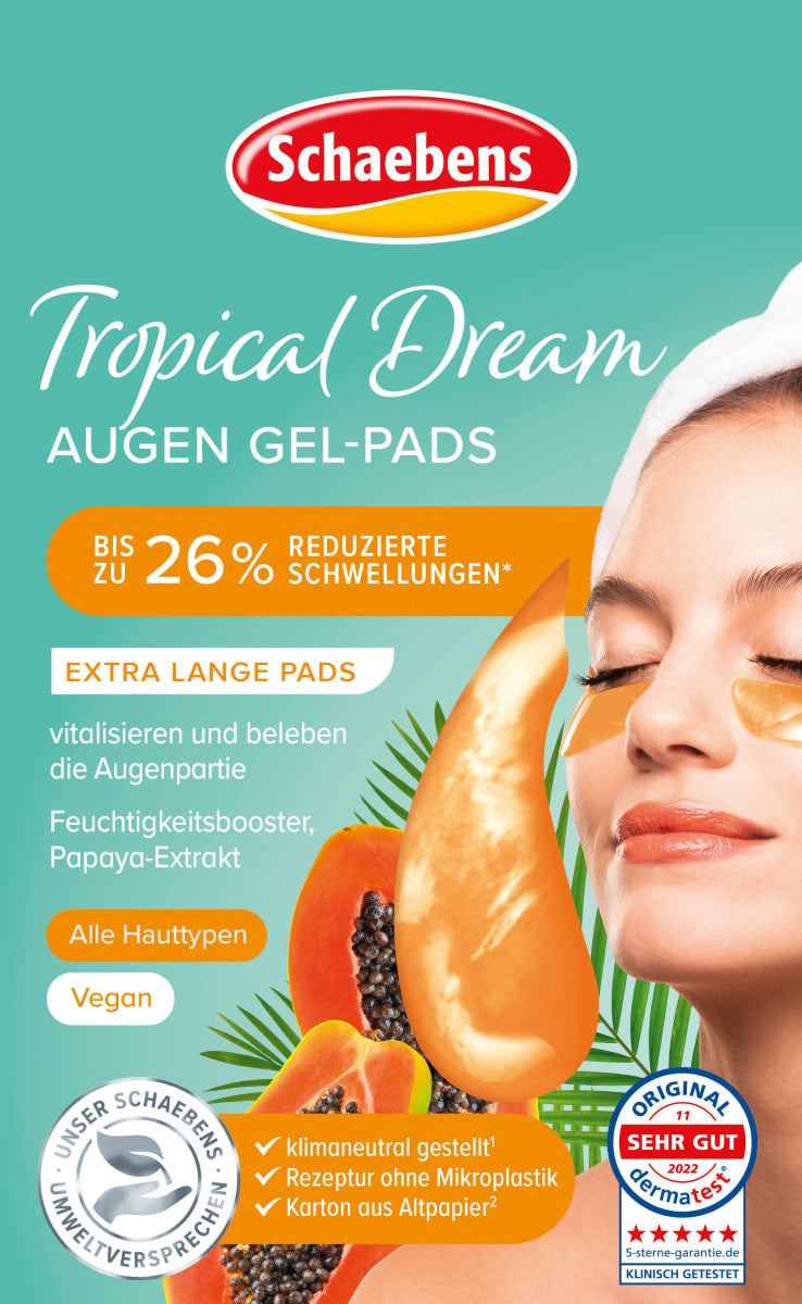 Schaebens Sonderedition Tropical Dream Augen Gel-Pads Gesundheit & Schönheit schaebens-shop