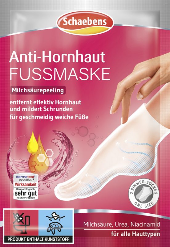 Schaebens Anti-Hornhaut Fußmaske (2 Socken für 1 Anwendung)