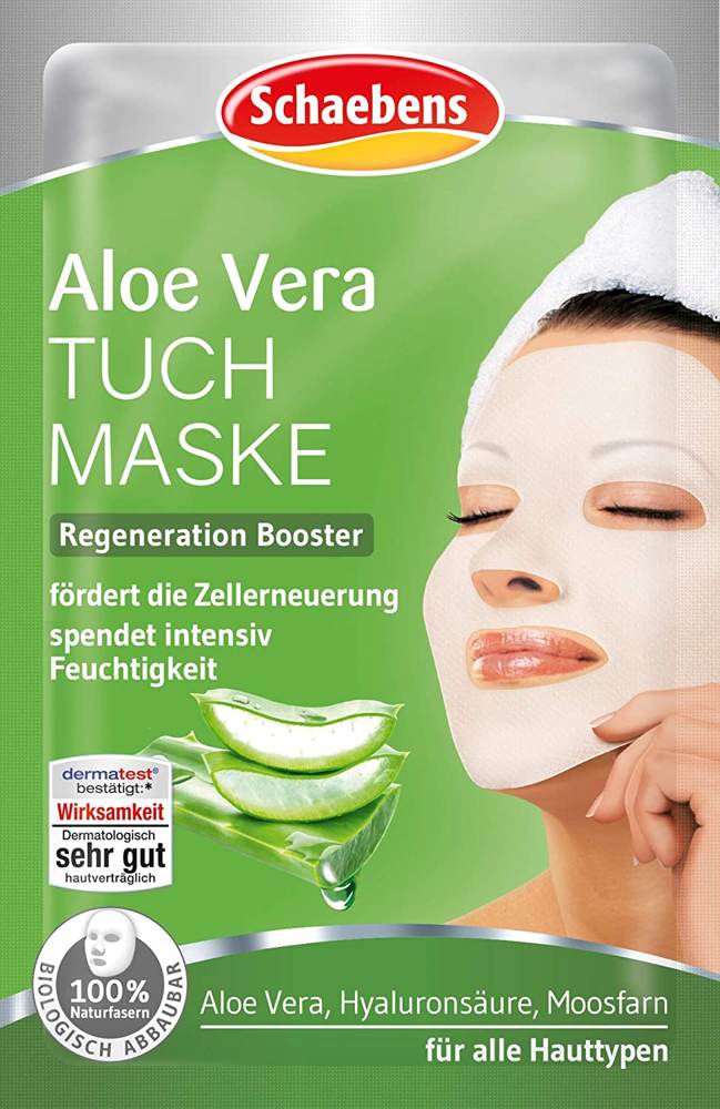 Schaebens Aloe Vera Tuchmaske Gesundheit & Schönheit schaebens-shop