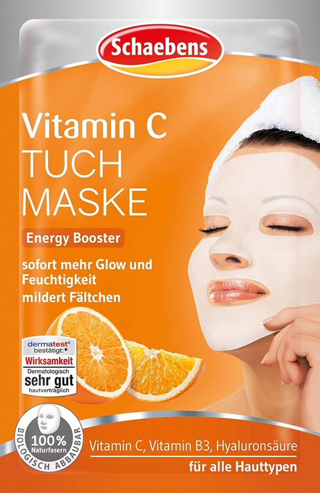 Schaebens Vitamin C Tuchmaske Gesundheit & Schönheit schaebens-shop