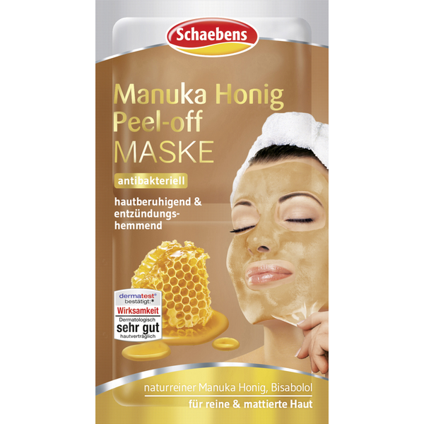 Schaebens Manuka Peel-off Premium Maske Inhalt 2 x 8 ml