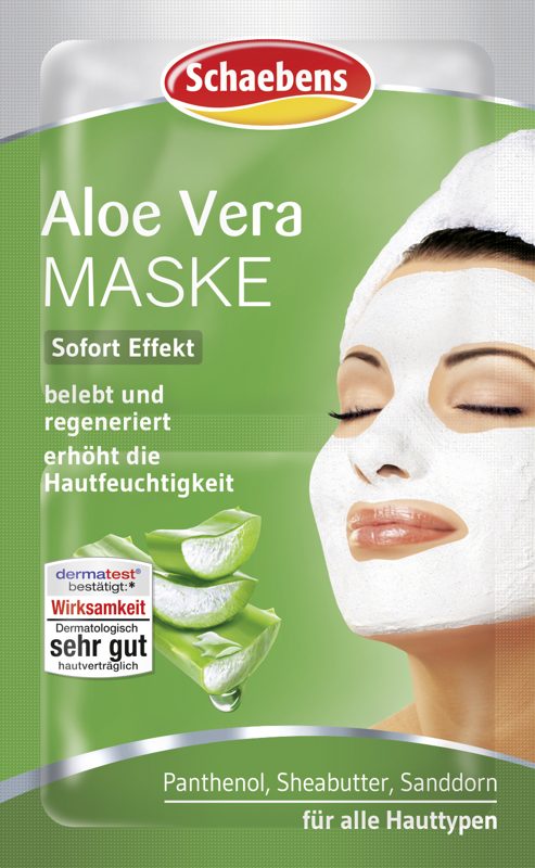 Schaebens Aloe Vera Maske Inhalt 2 x 5 ml
