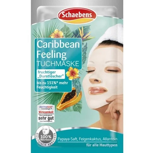 Schaebens Sonderedition Caribbean Feeling Tuchmaske Gesundheit & Schönheit schaebens-shop