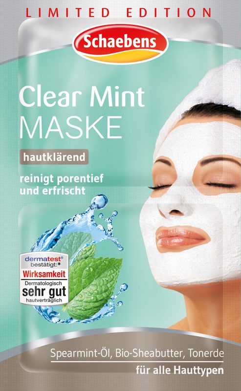 Schaebens Sonderedition Clear Mint Maske Inhalt 2 x 5 ml