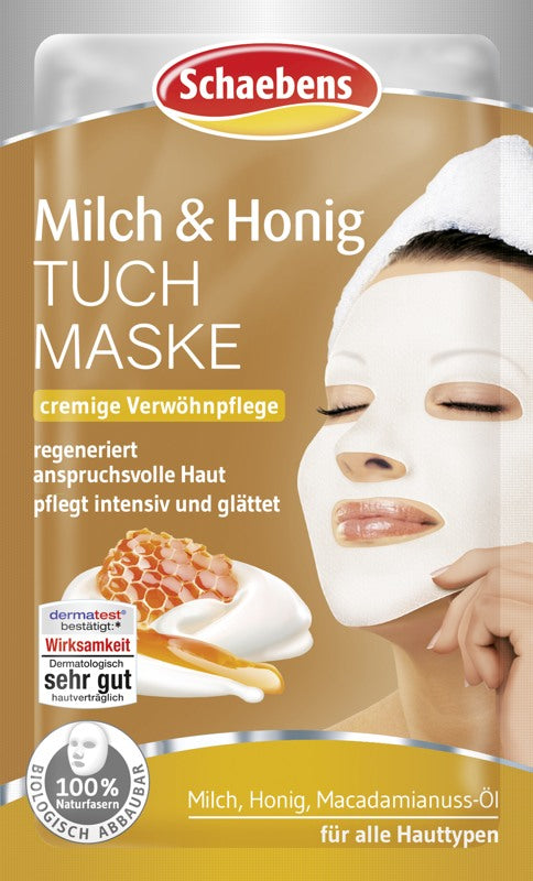 Schaebens Milch & Honig Tuchmaske