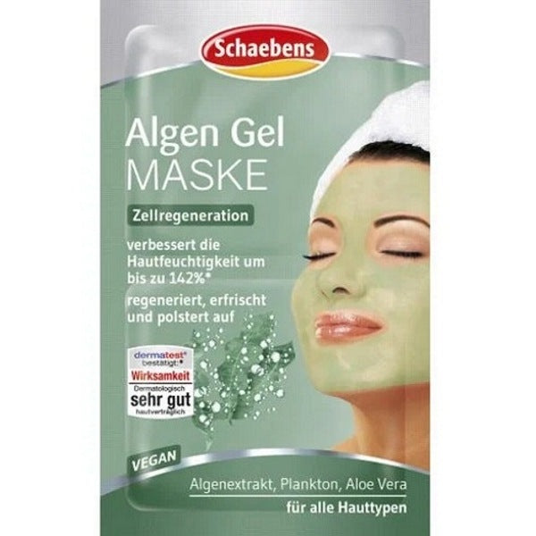 Sonderedition Schaebens Algen Gel Maske Inhalt 2 x 5 ml