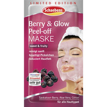 Lade das Bild in den Galerie-Viewer, Schaebens Sonderedition Berry &amp; Glow Peel Off Maske Inhalt 2 x 8 ml
