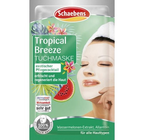 Schaebens Sonderedition Tropical Breeze Tuchmaske Gesundheit & Schönheit schaebens-shop